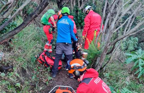 Imagen del rescate. / Gomeraverde.com