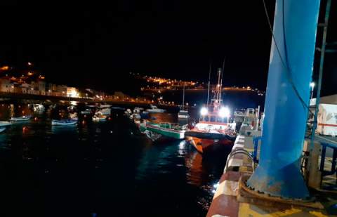 Imagen del Puerto tras la llegada / Gomeraverde.com